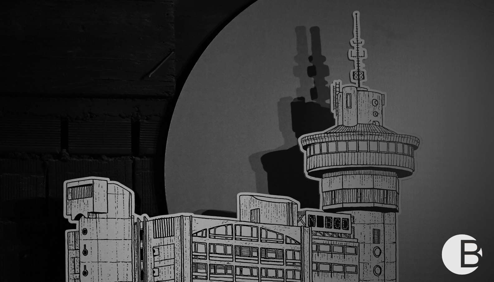 Balkan Architectural Biennale illustration by Jovana Radujko, Belgrade