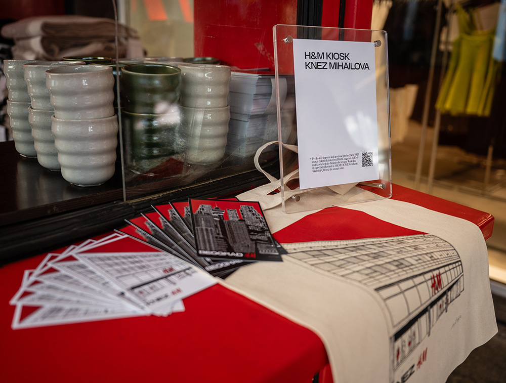 Jovana Radujko drawings for H&M x NewMediaTeam